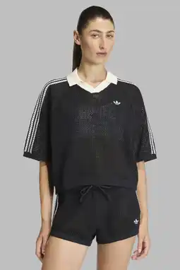 Wehkamp adidas Originals polo zwart aanbieding