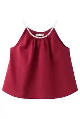 Wehkamp Mango Kids spaghettitop - donkerrood aanbieding