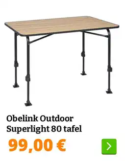 Obelink Obelink Outdoor Superlight 80 tafel aanbieding