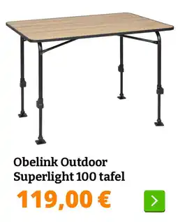 Obelink Obelink Outdoor Superlight 100 tafel aanbieding