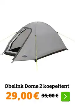 Obelink Obelink Dome 2 koepeltent aanbieding