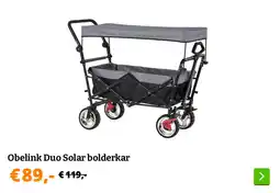Obelink Obelink Duo Solar bolderkar aanbieding