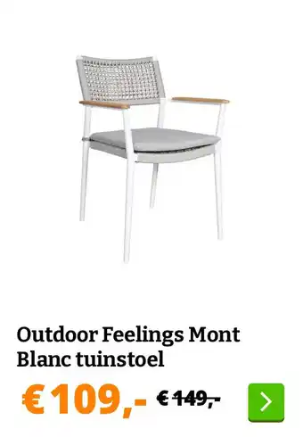 Obelink Outdoor Feelings Mont Blanc tuinstoel aanbieding