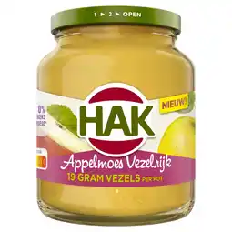 Albert Heijn Hak Appelmoes vezelrijk aanbieding