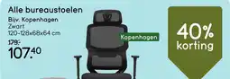Leen Bakker Bureaustoelen Kopenhagen aanbieding