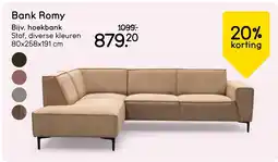 Leen Bakker Bank Romy aanbieding