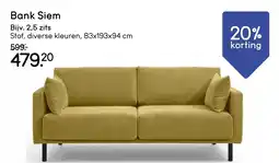 Leen Bakker Bank Siem aanbieding