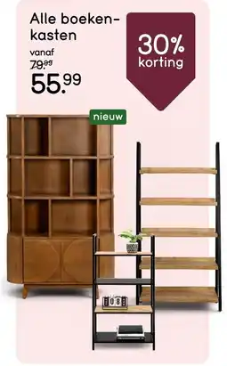 Leen Bakker Alle Boekenkasten aanbieding