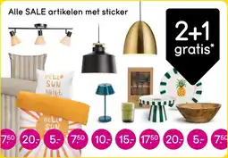 Leen Bakker Artikelen met Sticker aanbieding
