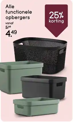 Leen Bakker Alle Functionele Opbergers aanbieding