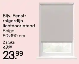 Leen Bakker Fenstr Rolgordijn Lichtdoorlatend aanbieding