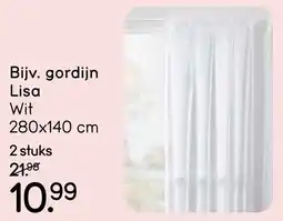 Leen Bakker Gordijn Lisa aanbieding
