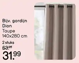Leen Bakker Gordijn Dion aanbieding