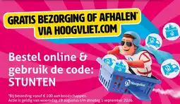 Hoogvliet Gratis bezorging of afhalen aanbieding