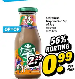 Hoogvliet Starbucks frappuccino Sip of Joy aanbieding