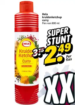 Hoogvliet Hela kruidenketchup curry aanbieding