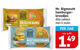 Hoogvliet Mr. Bigmouth hamburger broodjes aanbieding