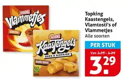 Hoogvliet Topking Kaastengels, Vlamtosti's of Vlammetjes aanbieding