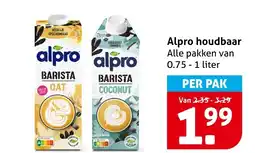 Hoogvliet Alpro houdbaar aanbieding