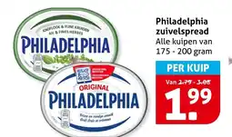 Hoogvliet Philadelphia zuivelspread aanbieding