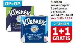 Hoogvliet Kleenex keukenpapier aanbieding