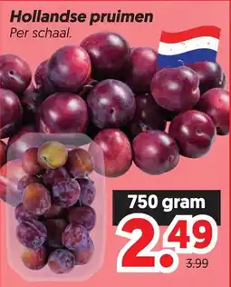 Dekamarkt Hollandse pruimen aanbieding