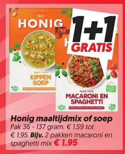 Dekamarkt Honig maaltijdmix of soep aanbieding