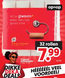 Dekamarkt G'woon toiletpapier aanbieding