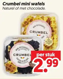 Dekamarkt Crumbel mini wafels aanbieding