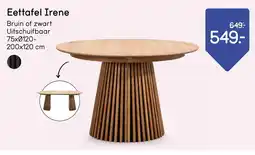 Leen Bakker Eettafel Irene aanbieding