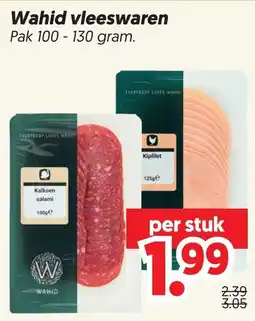 Dekamarkt Wahid vleeswaren aanbieding