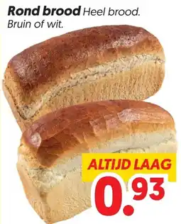 Dekamarkt Rond brood aanbieding