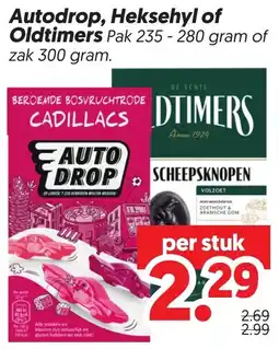 Dekamarkt Autodrop, Heksehyl of Oldtimers aanbieding