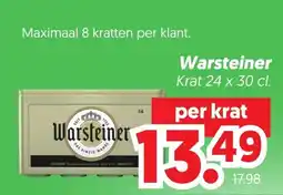 Dekamarkt Warsteiner aanbieding