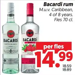 Dekamarkt Bacardi rum aanbieding