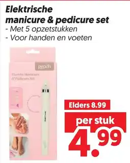 Dekamarkt Elektrische manicure & pedicure set aanbieding
