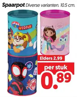 Dekamarkt Spaarpot aanbieding