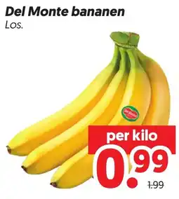 Dekamarkt Del Monte bananen aanbieding