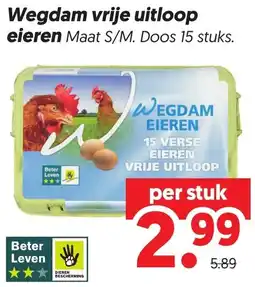Dekamarkt Wegdam vrije uitloop eieren aanbieding