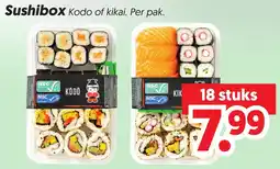 Dekamarkt Sushibox Kodo of kikai aanbieding
