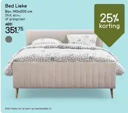 Leen Bakker Bed Lieke aanbieding