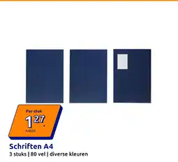 Action Schriften A4 aanbieding