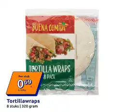 Action Tortillawraps aanbieding