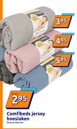 Action Comfibeds jersey hoeslaken aanbieding