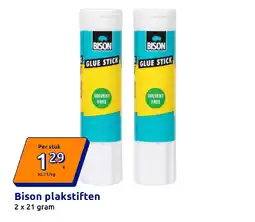Action Bison plakstiften aanbieding