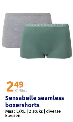 Action Sensabelle seamless boxershorts aanbieding