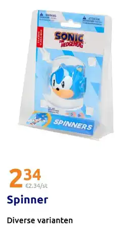Action Spinner aanbieding