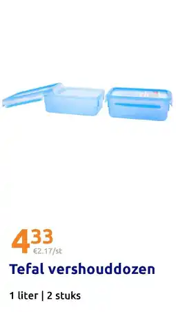 Action Tefal vershouddozen aanbieding
