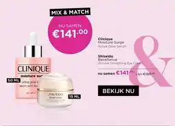 ICI Paris XL Clinique en Shiseido aanbieding