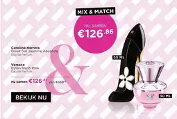 ICI Paris XL Carolina Herrera en Versace aanbieding